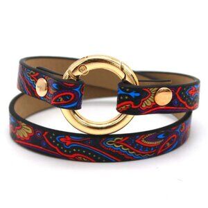 Multicolor Women Leather Bracelet